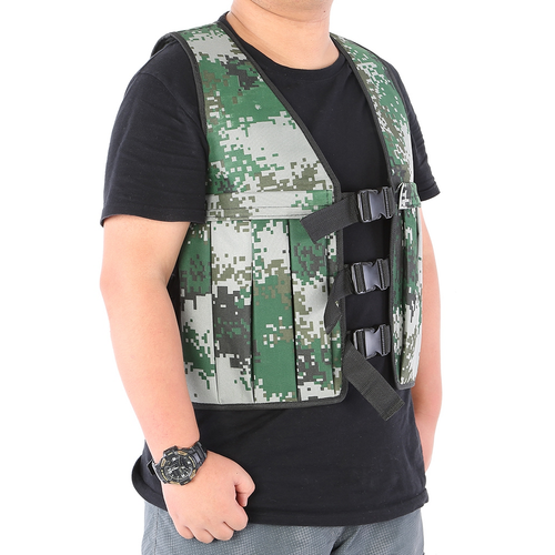 Chaleco con Peso Ajustable 44LBS Entrenamiento Entrenamiento Fitness Ejercicio Chaqueta WZZK - Imagen 5 de 6