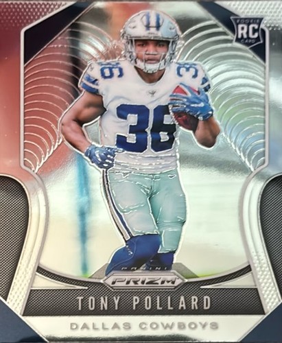 2019 Panini Prizm #339 Tony Pollard Prizm - Picture 2 of 2