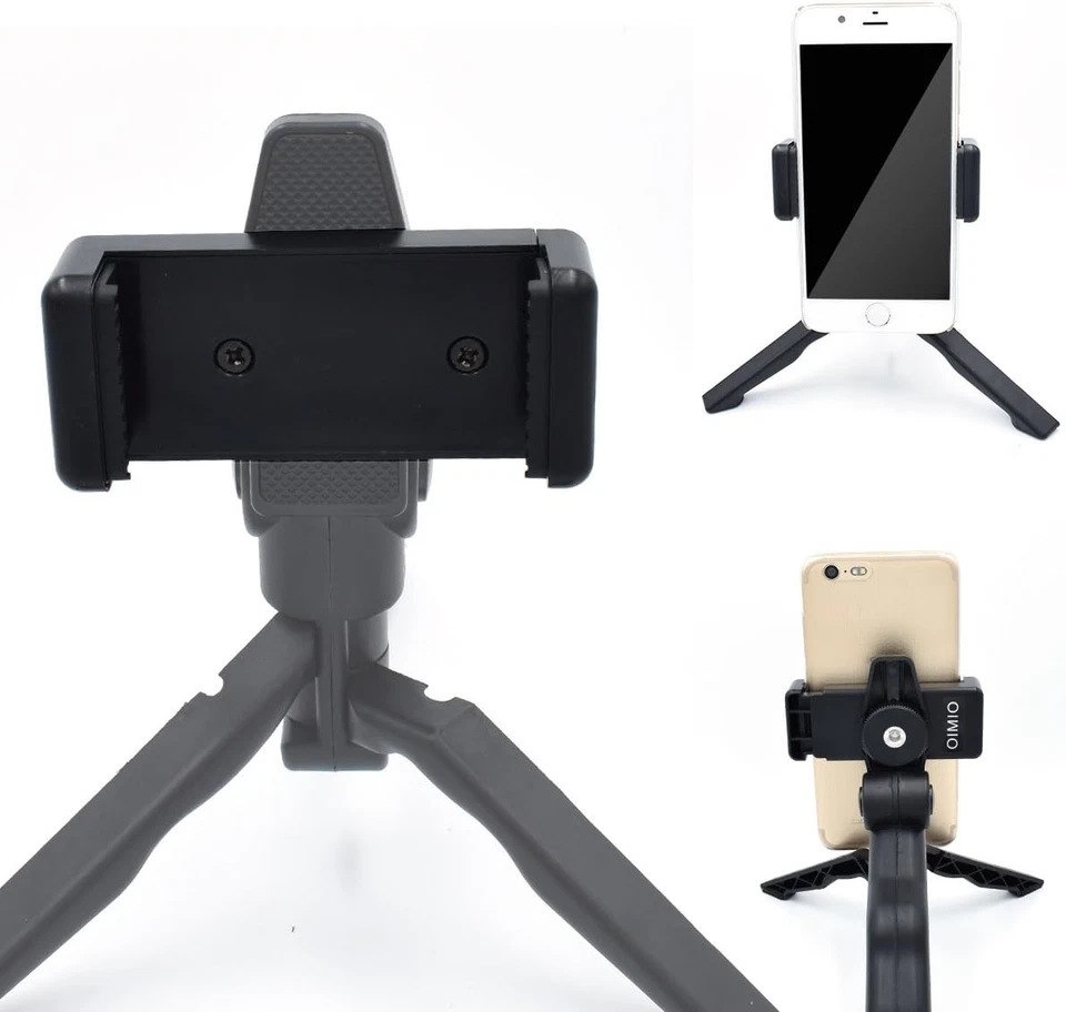 Adaptador Universal de Montaje para Trípode para Teléfono Celular, Soporte para Teléfono Clip Conector Cabezal U... Foto 4 de 4