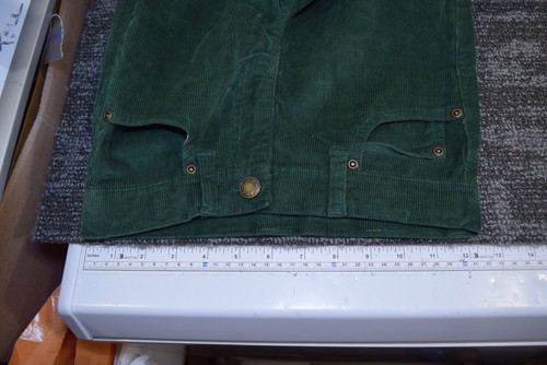 2018 Janie Jack Green Corduroy 5 Pocket Jean Cut Pants 24x23 Christmas BOYS 8 - Picture 9 of 21