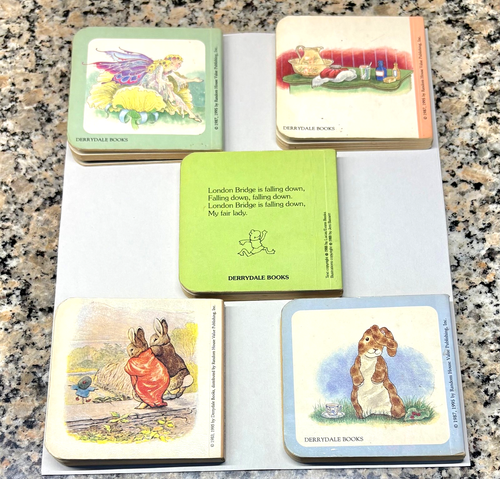 5 DERRYDALE MINI BOARD BOOKS, VARIOUS STORIES & SONGS - Picture 2 of 2