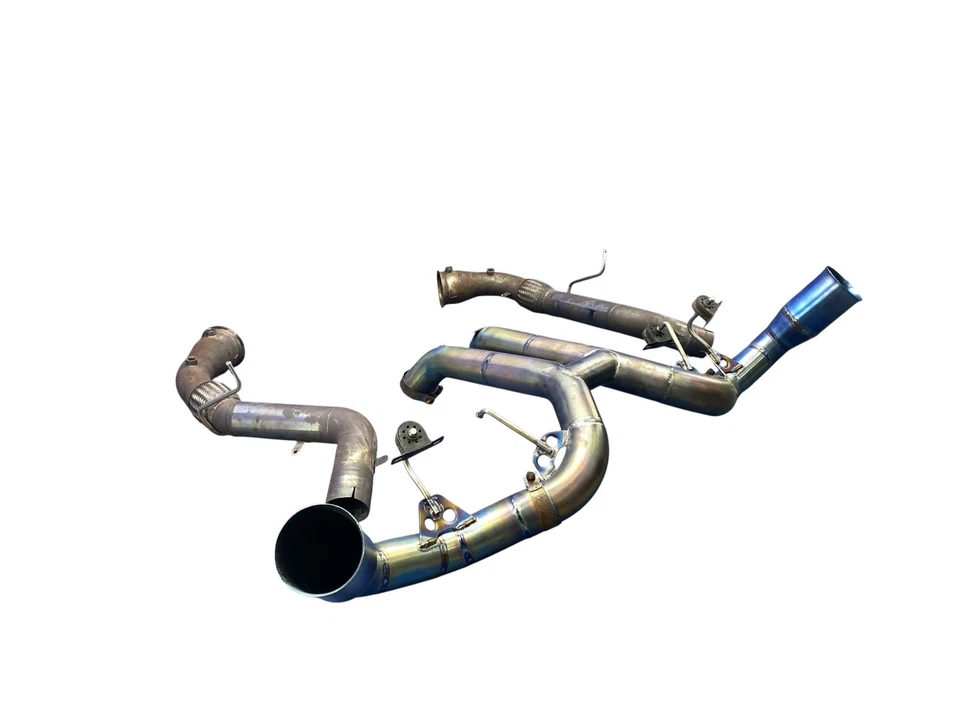 MCLAREN 570S 2016-2021 *MERCADO DE ACCESORIOS* SILENCIADOR TUBO DE ESCAPE TRASERO TITANIO *NOTA* Foto 4 de 4