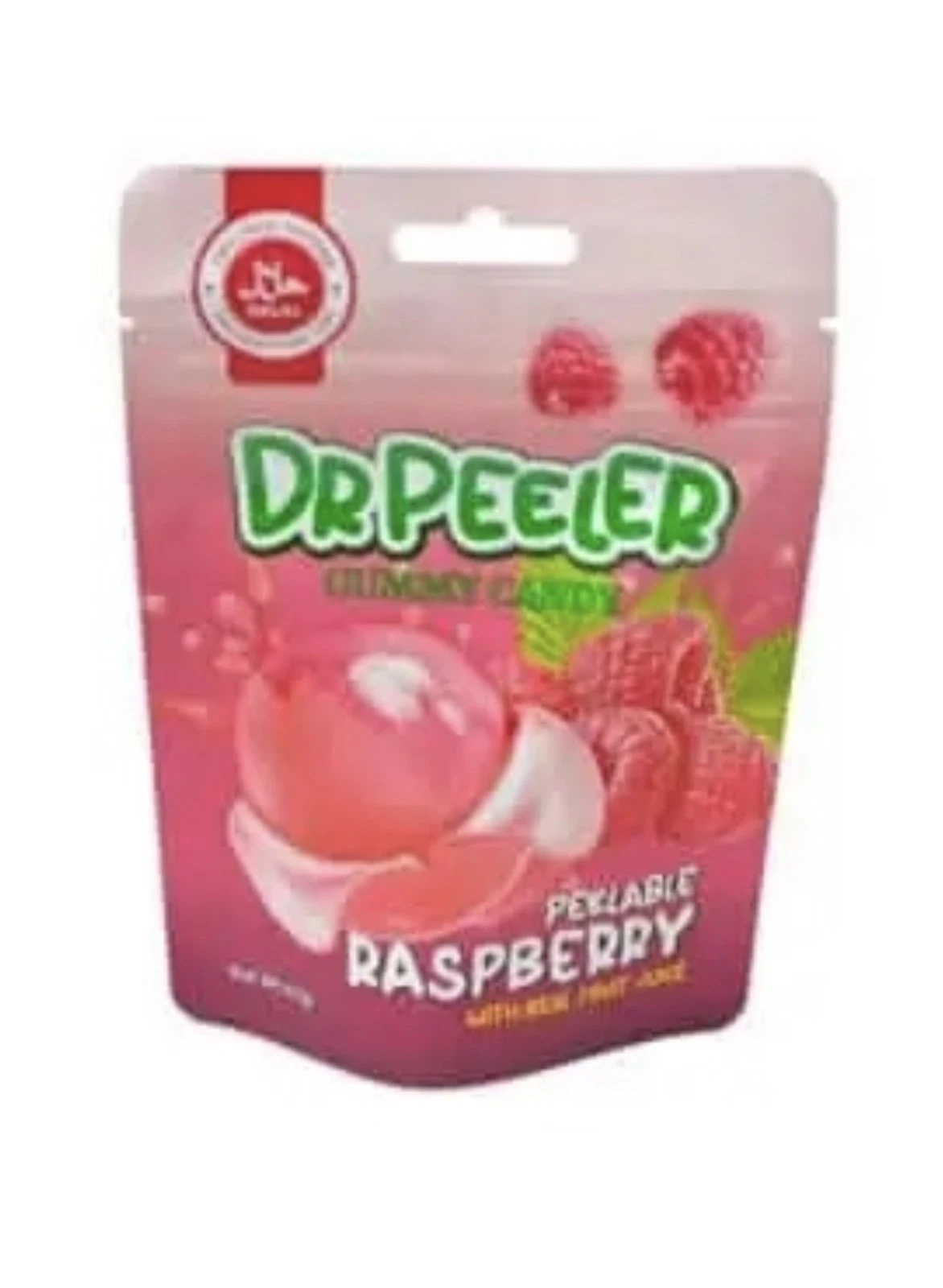 DR Peeler Gummy Raspberry Halal 65g 12 Pack