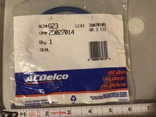 ACDelco #G23/GM #25027014 Fuel Pump Tank Seal, For Spec 1996-04. Factory Sealed