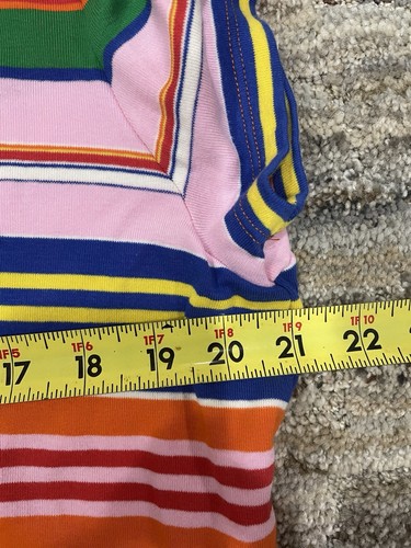 Ralph Lauren multi color striped short sleeve T Shirt ~~ Size XXL - Picture 5 of 6