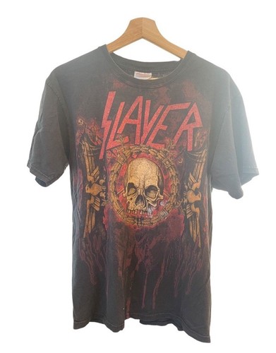 Vintage Y2K Slayer Double Sided print T-Shirt - Picture 1 of 7