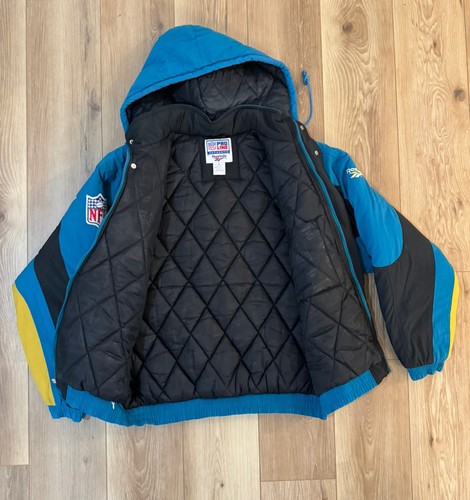 Vintage NFL Pro Line Reebok Jacksonville Jaguars Puffer Coat XL - Picture 5 of 8