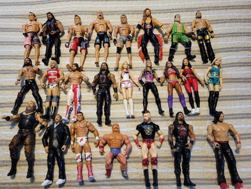 WWE Wrestling Action Figuren Lot 19 Männer & 5 Frauen Wrestler - Bild 1 von 23