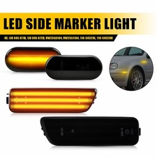 4x Front Rl Led Side Maker Light Fit Vw Mkiv Golf Mk4 Gtir32 Gen4 Jetta Cabrio