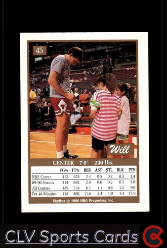 Basketball sports Will Perdue Chicago Bulls Near Mint or Better - Picture 2 of 2