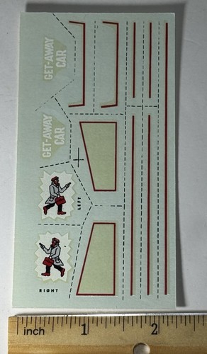 Decals For 1924 Buick Touring Car 1/32 Scale Aurora Get Away Car Model Kit #556 - Picture 4 of 8