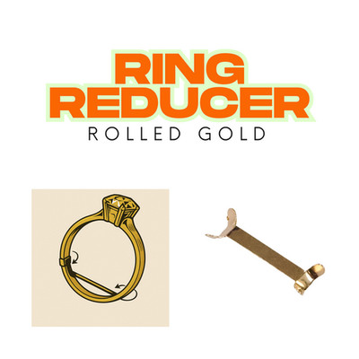 Walzgold Ring Clip Reduzierstück Resizer Einsteller reduzieren Änderung Größe der Ringe Band