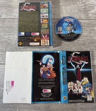 Lunar: Eternal Blue (Sega CD, 1995) Complete CIB W/REG CARD (Water Damage)