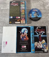 Lunar: Eternal Blue (Sega CD, 1995) Complete CIB W/REG CARD (Water Damage)