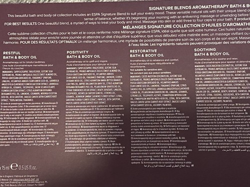 RRP £35 ESPA SIGNATURE BLENDS AROMATHERAPY BATH & BODY OIL COLLECTION (7 X 15ML) - Picture 17 of 24