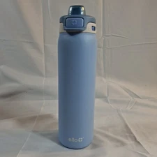 Ello Pop & Fill 22oz.  Stainless Steel Water Bottle BLUE DREAM