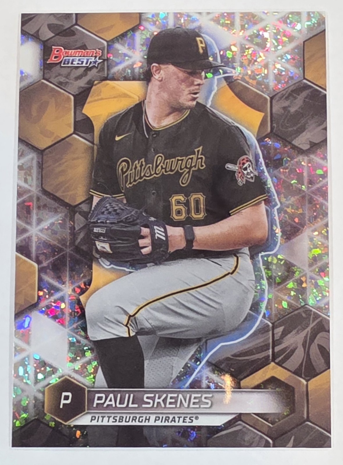 2023 Bowman's Best- Mini Diamond Paul Skenes #'d/299 - Pirates