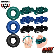 Grip Strength Trainer Kit 9-Piece | Hand, Finger & Forearm Exerciser Set