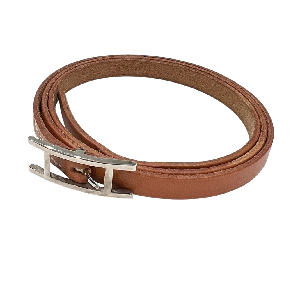 Y1108 HERMES Hermes Api Bracelet Api Double Tour … - image 1