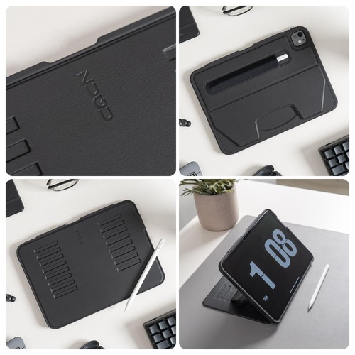 for iPad Pro 11 (M4) 2024, Slim Protective Cover with Apple Pencil Holder, Au... - Picture 4 of 8