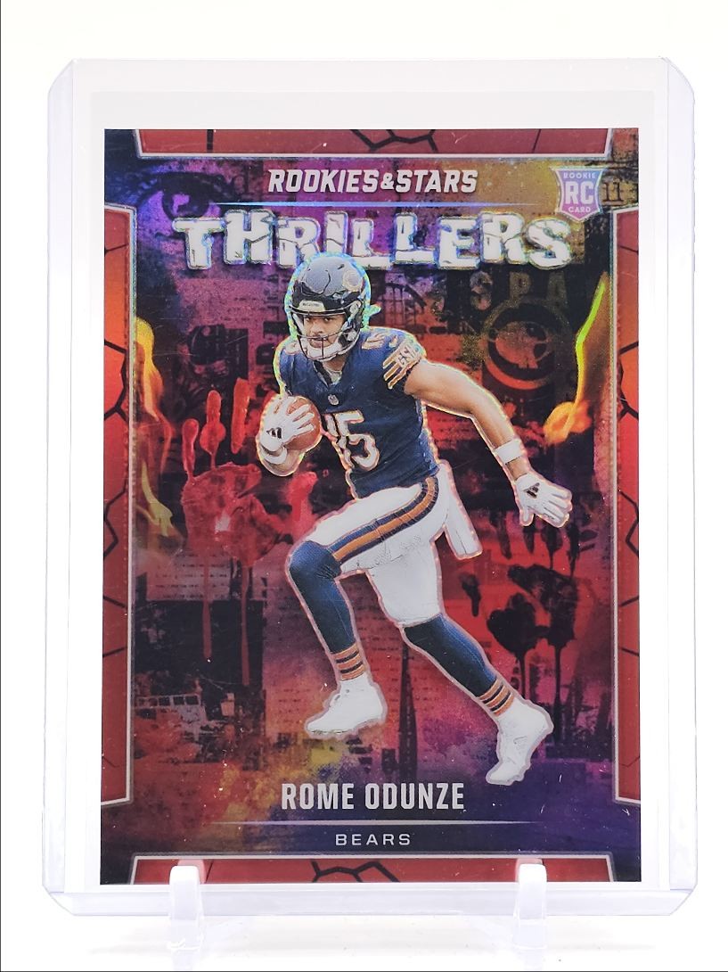Rome Odunze Panini Rookies & Stars Thrillers #TROE Red