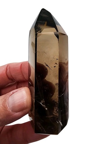 Smoky Quartz Polished Crystal Tower Brazil 64.3 grams - Picture 2 of 3