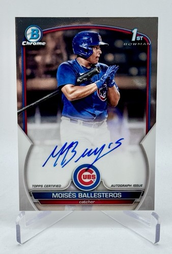 Moises Ballesteros 2023 Bowman Chrome 1st Prospect Auto RC #CPA-MBS