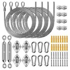 Quality Stainless Steel Hardware Set for Installing Shade Sails 52 Pieces