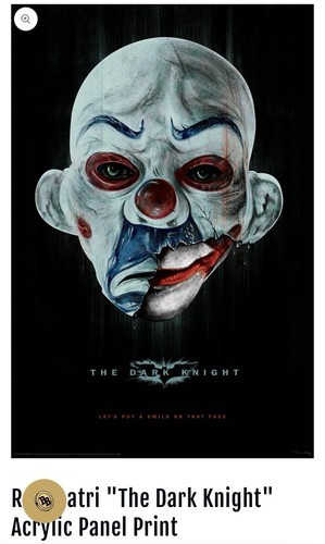 Raj Khatri "The Dark Knight" Acrylic Panel Print 12/30 Bottleneck Gallery COA