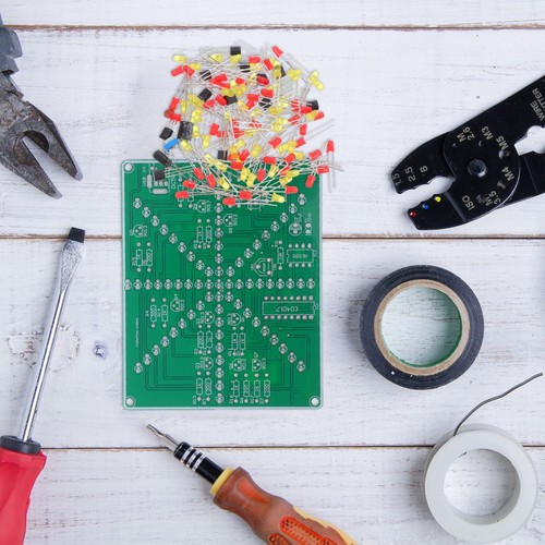 Explosion Light Kit Diy Soldering Practice Beginner Circuit Board - Picture 7 of 12