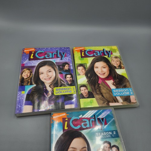 Nickelodeon iCarly Season 1 Volume 1, Vol 2 + Season 2 Volume 1 DVD Lot - Picture 2 of 8