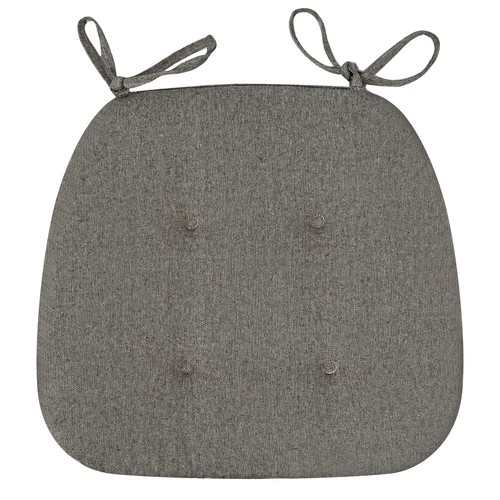 Chair Seat Pad Soft Garden Kitchen Dining Room Tie On Seat Pad Cotton Linen Pads - Picture 14 of 25