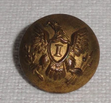 US Military “I” Button ~ Civil War Uniform ~ Extra Quality ~ Infantry 23 mm