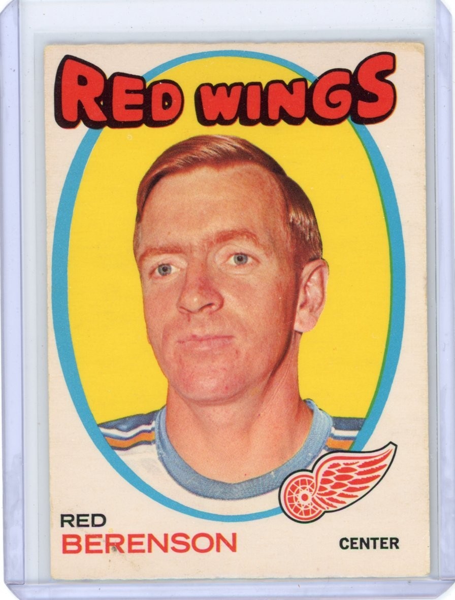 1971-72 O-PEE-CHEE RED BERENSON #91 DETROIT RED WINGS VG VERY GOOD