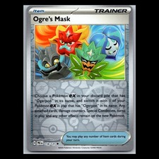 Ogre's Mask 118/131 Reverse Holo - TCG Prismatic Evolutions Pokemon Card