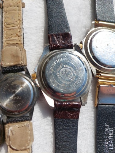 Vintage TOMMY HILFIGER Watch Lot - 9 Pcs ALL Tommy H. - Watchmaker Parts Repair - Picture 16 of 18