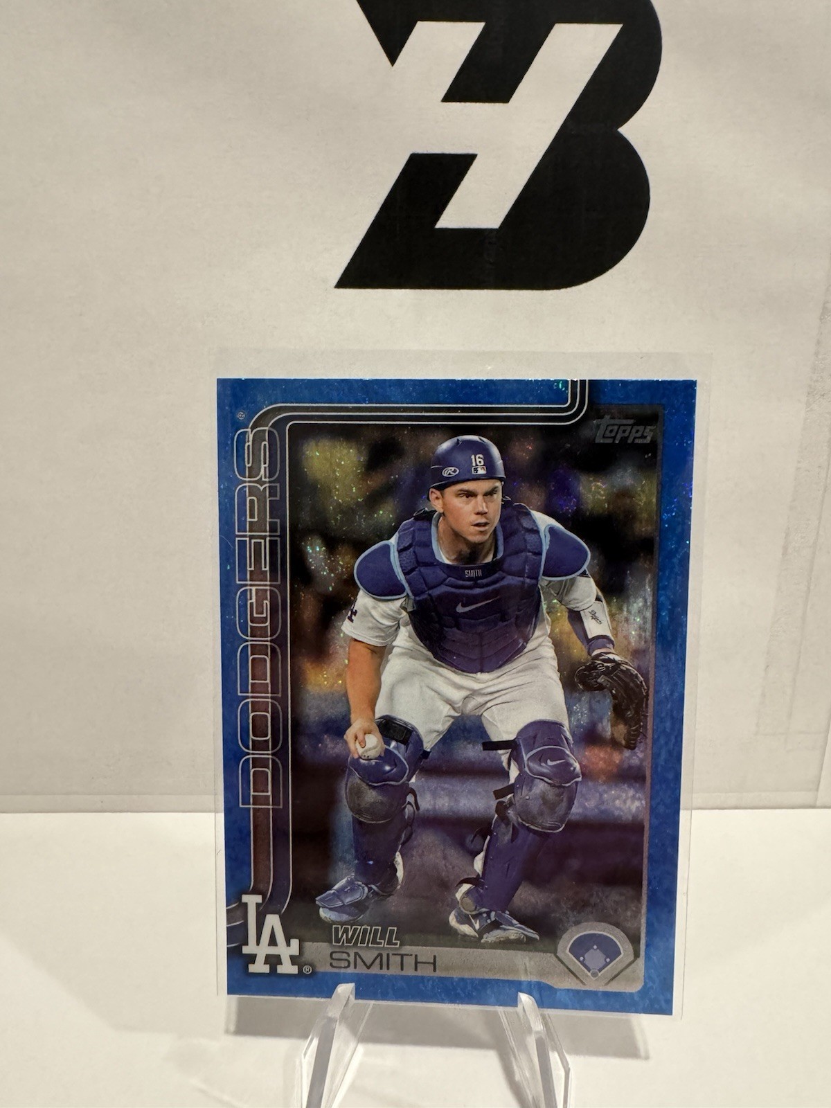 2025 Topps Series 1 Will Smith #212 Blue Holo Foil /150 LA Dodgers COLOR MATCH🔥