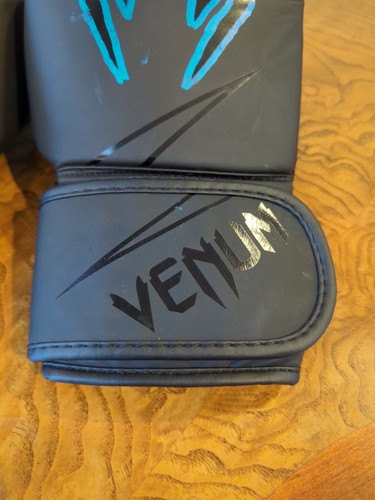 Venum 12 Oz Boxing Gloves Black - Picture 5 of 9