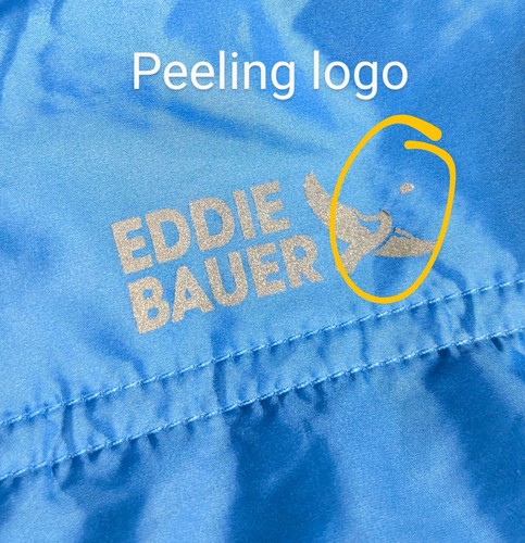 NEW Eddie Bauer YOUTH Girls Boys REVERSIBLE Jacket Coat Blue Full Zip Sz XS 5/6 - Picture 6 of 13