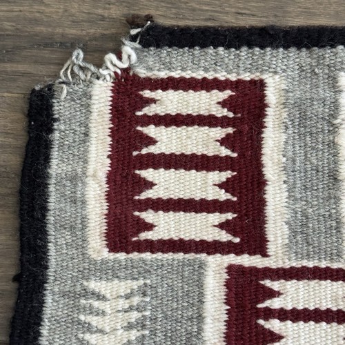 Vintage Navajo Native American Sampler Rug Blanket Coffee Table 12x14” - Picture 12 of 14