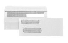 500 No. 8 Flip and Seal Double Window Security Check Envelopes - Designed for...