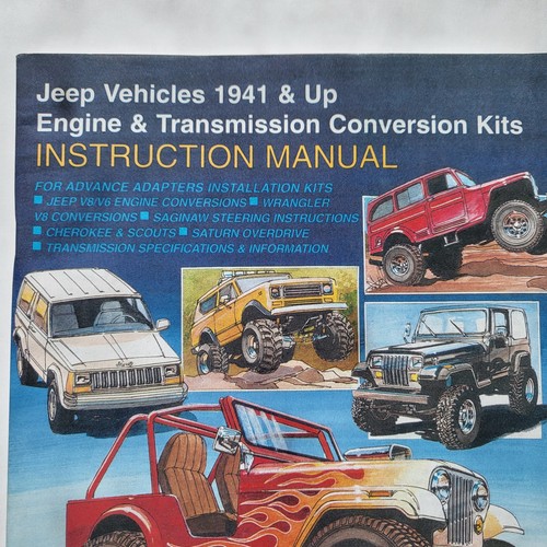 Jeep 1941 &Up Instruction Manual Engine Transmission Conversion Kits Book# JP012 - Picture 4 of 9