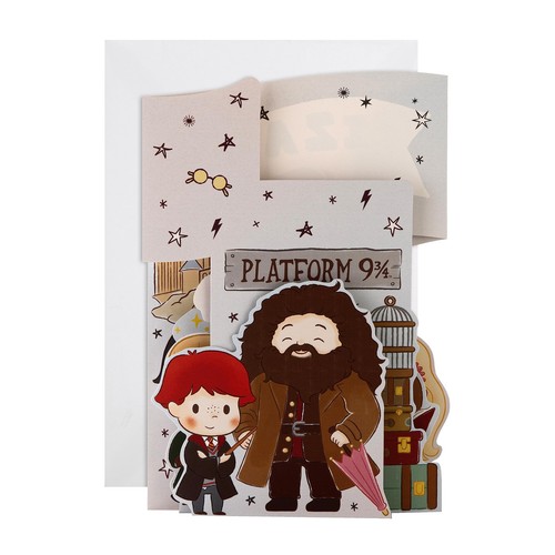 Hallmark Biglietto di compleanno 3D Harry Potter™ Scene Design - Foto 2 di 7