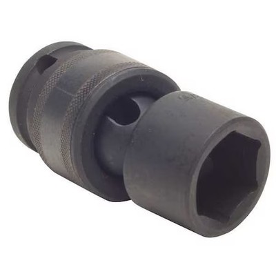 Westward 4Lyk1 Westward 3/8 In Drive Impact Socket, Standard Socket, Black
