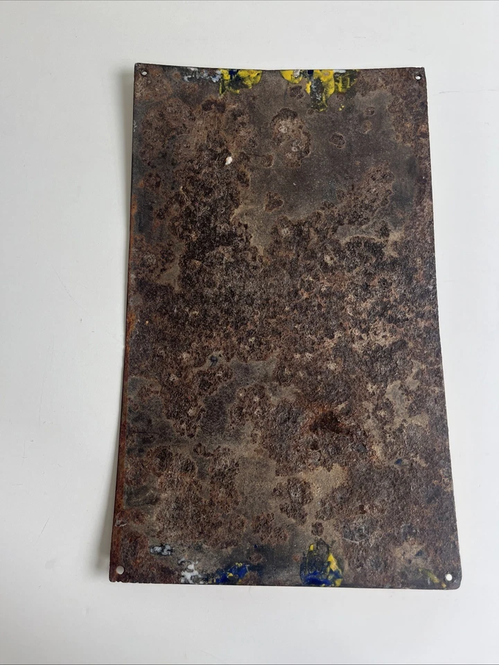 Letrero de porcelana esmaltada vintage detergente simple en polvo lámpara de jabón para lavandería marca Foto 2 de 4