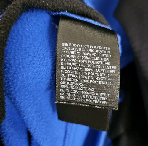 The North Face Sweater Mens XL Blue Black Mack Ease Full Zip Hooded Sweatshirt - Imagen 9 de 12