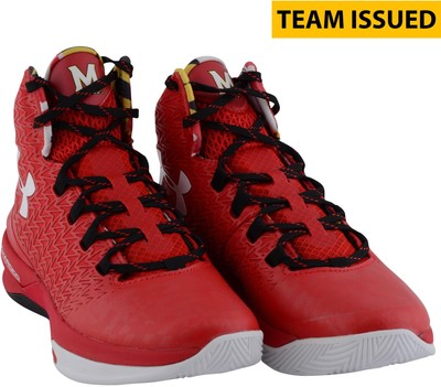 #ad Maryland Terrapins Team Issued Red and Black Clutchfit Drive 3 Shoes
