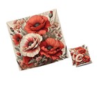 Set of 2 Decorative Throw Pillow Covers 18x18 Inches - Vintage Flower Pillow ...