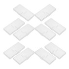 12 Pcs Plastic Toothbrush Holder Dental Travel Storage Organizer