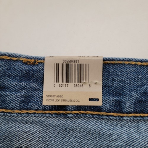 Jeans Levis 550 para hombre talla 40 x 34 calce relajado azul algodón denim - Imagen 14 de 20